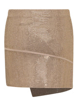 Rhinestone Mini Skirt - Andreadamo | Lidia Shopping
