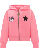 Hooded Sweatshirt with Zip - Chiara Ferragni Kids | Lidia Shopping