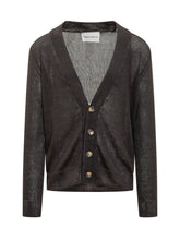 Cardigan in Linen - Amaranto | Lidia Shopping
