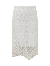 MacramÃ© Lace Pencil Skirt - Burberry | Lidia Shopping