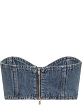 Bandeau Denim Top - Monot | Lidia Shopping