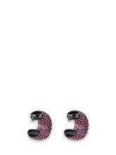 Caterpillar Crystal Rose Earrings - Sale | Lidia Shopping