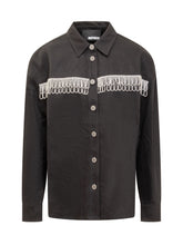 Denim Jacket with Rhinestones - Rotate | Lidia Shopping