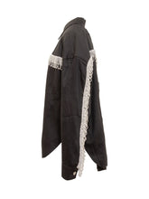 Denim Jacket with Rhinestones - Rotate | Lidia Shopping