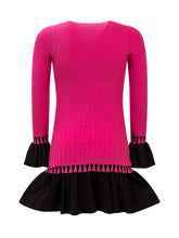 Two Tone Dress with Ruffles - Kids | Lidia Shopping