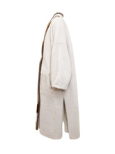 Merino Reversible Long Coat. - Blancha | Lidia Shopping
