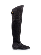 Stefania Boots in Suede Leather - Sale | Lidia Shopping