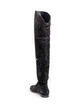 Stefania Boots in Suede Leather - Sale | Lidia Shopping
