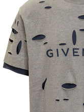 Givenchy Oversized T-Shirt in Destroyed Cotton - Givenchy | Lidia Shopping