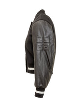Givenchy Wool and Leather Short Bomber Jacket. - Givenchy | Lidia Shopping