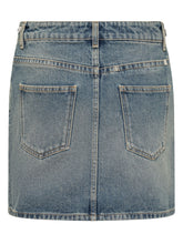 GIVENCHY - Gonna in Denim con Catena - Blu | Lidia Shopping | Official Website