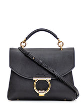 FERRAGAMO - Borsa Gancini - Nero - LIDIASHOPPING® - Official Website