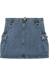 Denim Cargo Miniskirt - Coperni | Lidia Shopping