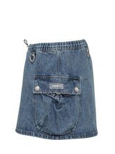 Denim Cargo Miniskirt - Coperni | Lidia Shopping