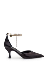 FERRAGAMO - Décolleté with Chain - Black - LIDIASHOPPING® - Official Website