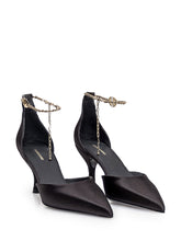 FERRAGAMO - Décolleté with Chain - Black - LIDIASHOPPING® - Official Website