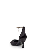 FERRAGAMO - Décolleté with Chain - Black - LIDIASHOPPING® - Official Website