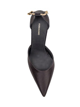 FERRAGAMO - Décolleté with Chain - Black - LIDIASHOPPING® - Official Website