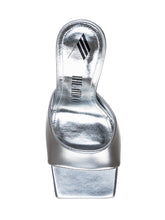 THE ATTICO - Mule Cheope - Argento - LIDIASHOPPING® - Official Website