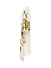 Asymmetrical Botanical Print Dress - Ferragamo | Lidia Shopping