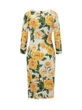 Abito Rose Gialle - Dolce & Gabbana | Lidia Shopping