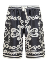 Marina Silk Twill Jogging Shorts. - Dolce & Gabbana | Lidia Shopping