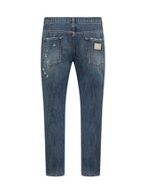 Denim Jeans with Abrasions - Dolce & Gabbana | Lidia Shopping