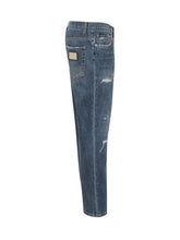 Denim Jeans with Abrasions - Dolce & Gabbana | Lidia Shopping