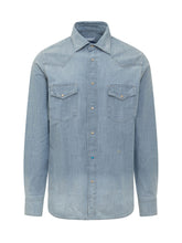 JACOB COHEN - Western Shirt - Blue - LIDIASHOPPING® - Official Website