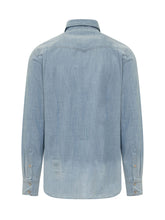 JACOB COHEN - Western Shirt - Blue - LIDIASHOPPING® - Official Website