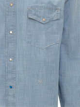 JACOB COHEN - Western Shirt - Blue - LIDIASHOPPING® - Official Website