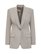 Crepe Blazer with Shawl Lapels - Elisabetta Franchi | Lidia Shopping