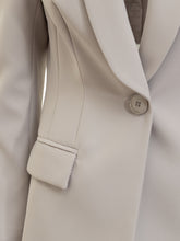 Crepe Blazer with Shawl Lapels - Elisabetta Franchi | Lidia Shopping