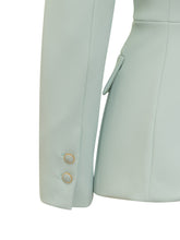Crepe Blazer with Waist Cut - Elisabetta Franchi | Lidia Shopping