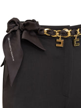 Flared Trousers with Chain and Charms - Elisabetta Franchi | Lidia Shopping