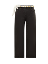 Wide Leg Jeans with Chain - Elisabetta Franchi | Lidia Shopping