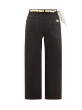 Wide Leg Jeans with Chain - Elisabetta Franchi | Lidia Shopping