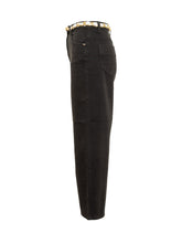 Wide Leg Jeans with Chain - Elisabetta Franchi | Lidia Shopping