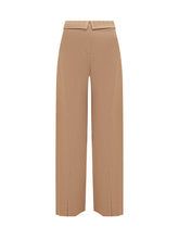 ALBERTA FERRETTI - Pantalone Enver in Satin di Viscosa - Marrone | Lidia Shopping | Official Website