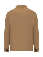 LANVIN - Blouson Tailored con Logo - Marrone - LIDIASHOPPING® - Official Website