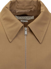 LANVIN - Blouson Tailored con Logo - Marrone - LIDIASHOPPING® - Official Website