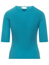 LANVIN - Top Maniche Corte - Blu - LIDIASHOPPING® - Official Website