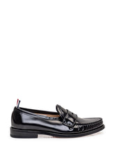 THOM BROWNE - Leather Loafer - Black - LIDIASHOPPING® - Official Website