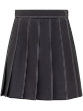 THOM BROWNE - Mini Pleated Skirt - Blue - LIDIASHOPPING® - Official Website