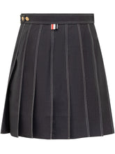 THOM BROWNE - Mini Pleated Skirt - Blue - LIDIASHOPPING® - Official Website