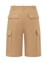 KENZO - Shorts Cargo Workwear con Logo - Marrone | Lidia Shopping | Official Website