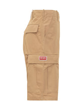 KENZO - Shorts Cargo Workwear con Logo - Marrone | Lidia Shopping | Official Website