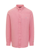 Linen Shirt with Logo - Men | Lidia Shopping