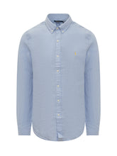 Linen Shirt with Logo - Men | Lidia Shopping