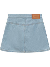 VERSACE KIDS - Minigonna in Denim - Blu - LIDIASHOPPING® - Official Website